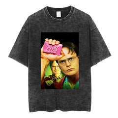 Unisex Michael Scott Vintage Washed Tee