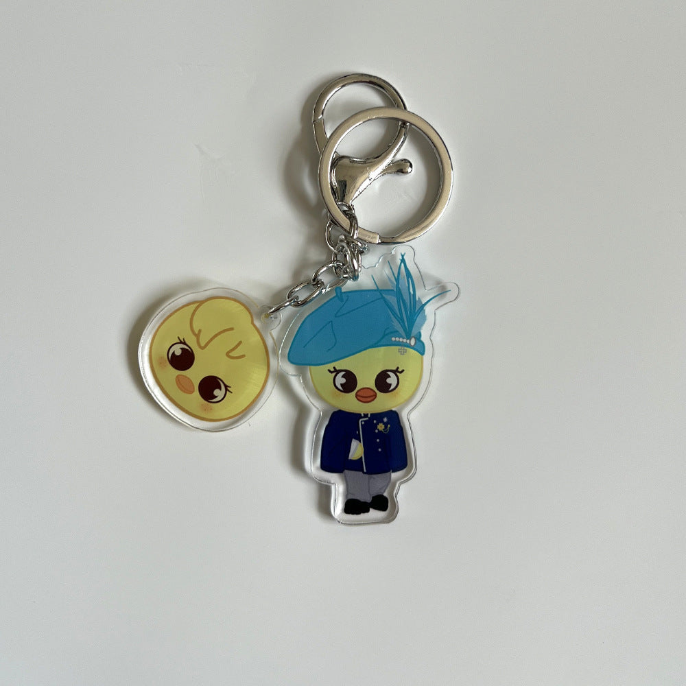 Kpop Cartoon Acrylic Keychain