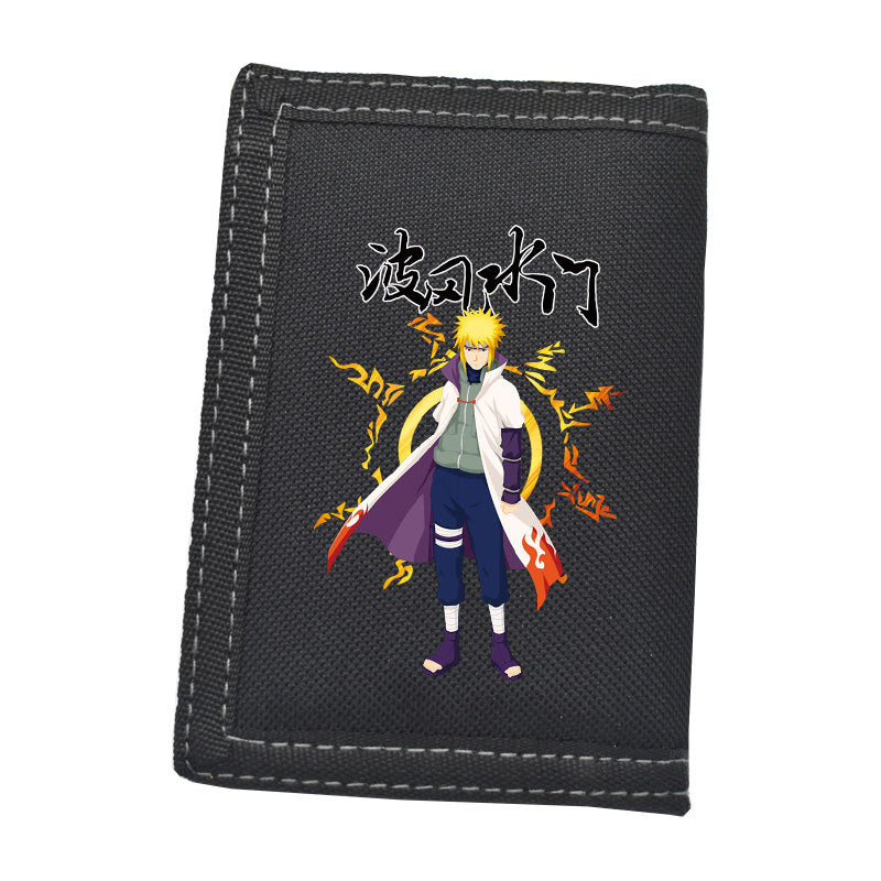 Kakashi Anime Folded Zipper Wallet