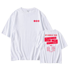 BANGTAN 2026 World Tour Printed Cotton T-Shirt
