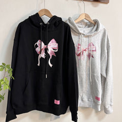Cute Niche Kpop Bowtie Sports Hoodie