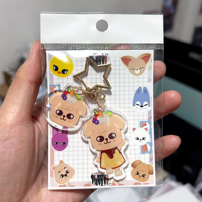 SKZ Pudding Keychain Acrylic Pendant – TTAesthetic