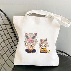 Cute Anime Canvas Handbag