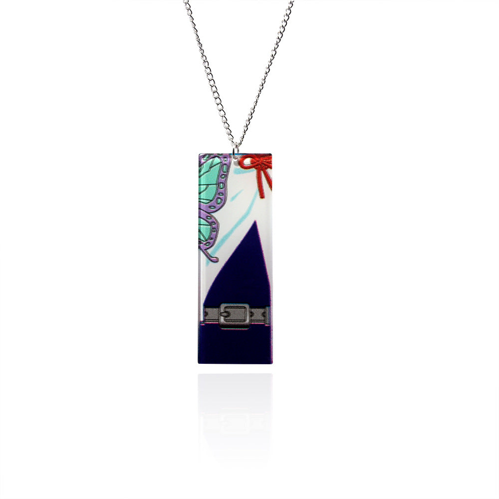 Trendy Anime Logo Pendant Necklace