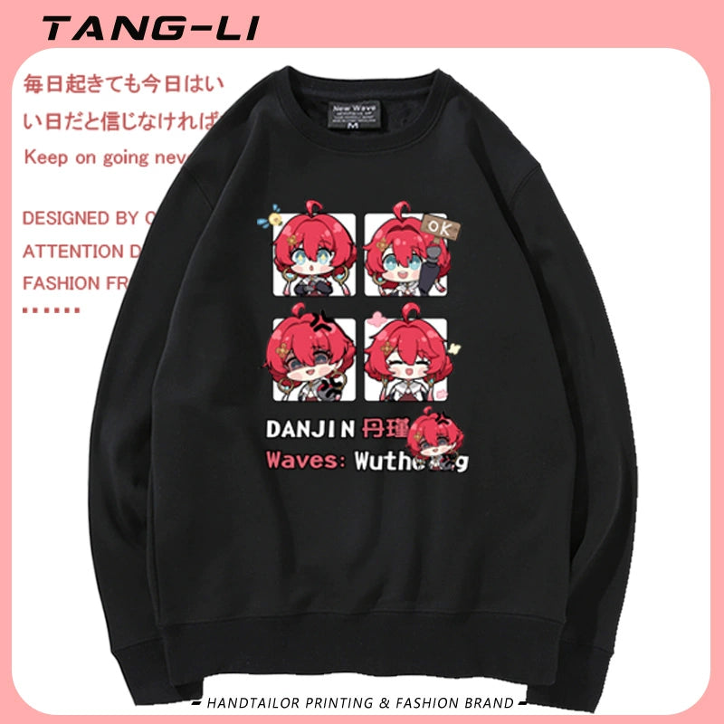 Unisex Game Pattern Crew Neck Sweatshirt