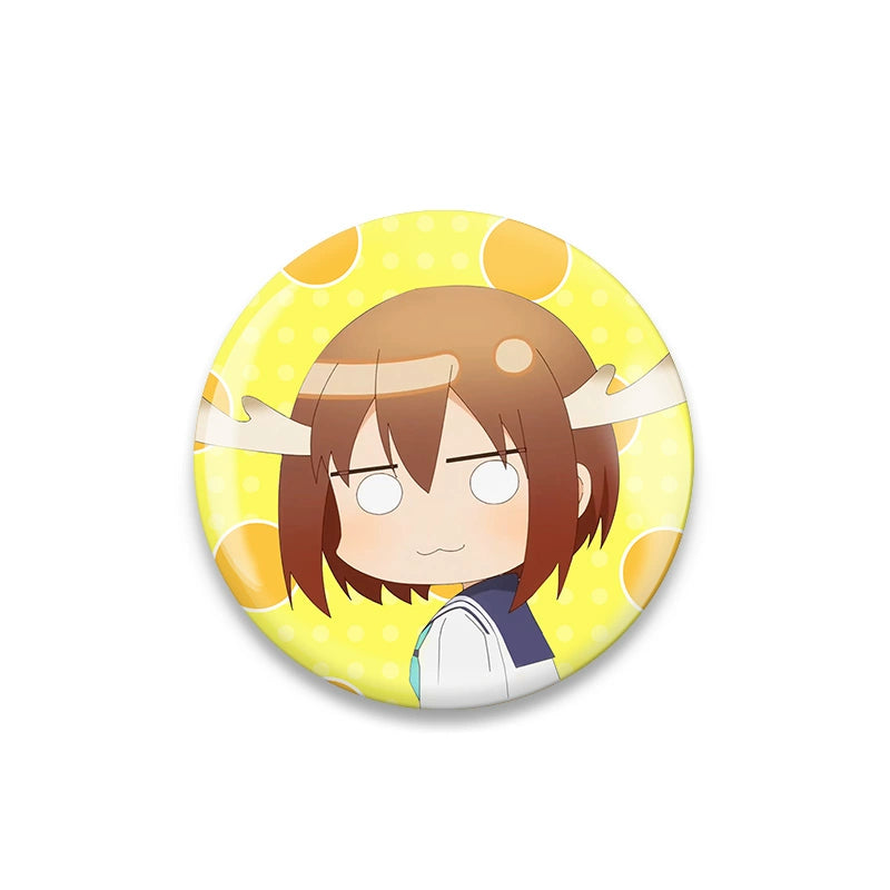 Cute Anime Emoji Badge