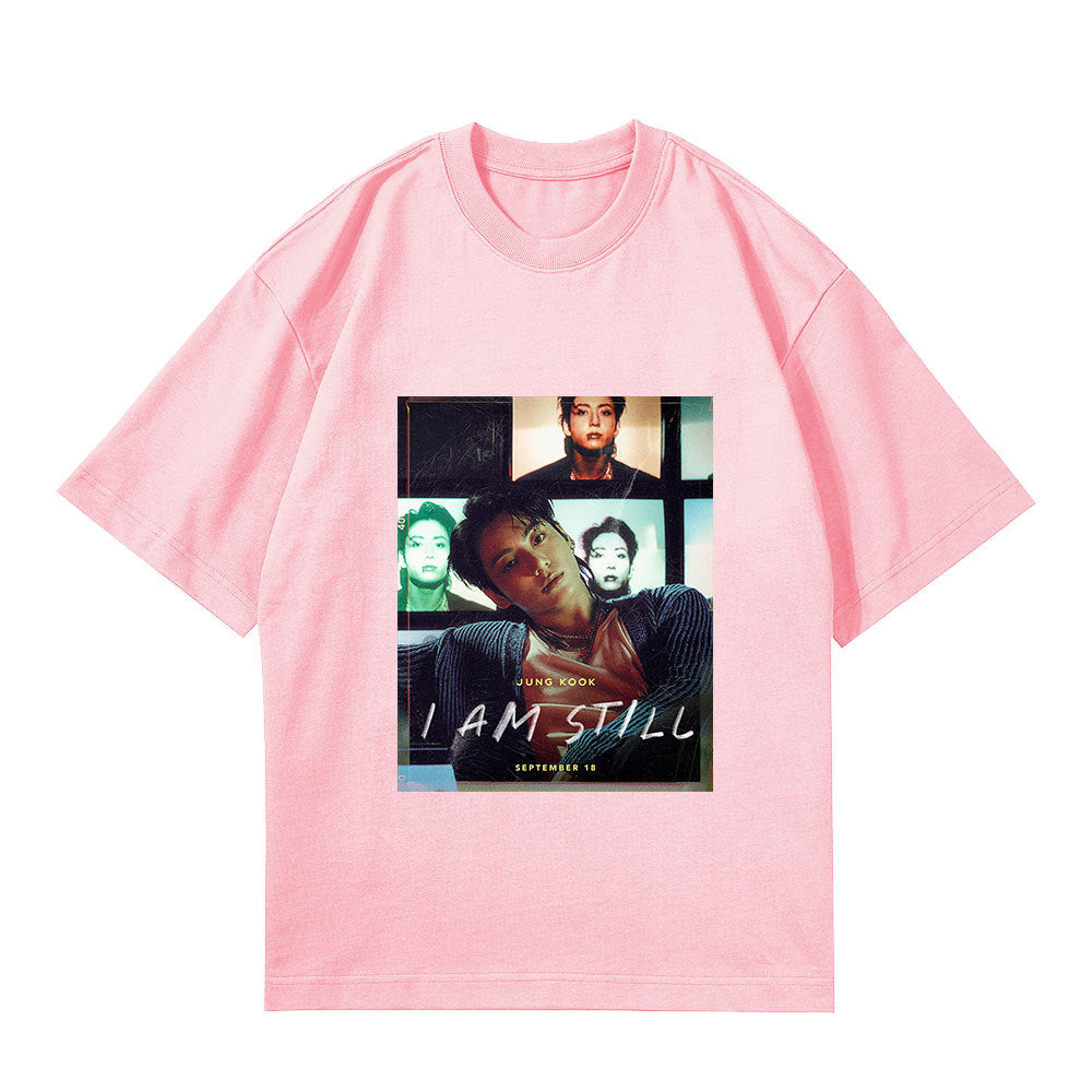 KPOP I AM STILL Poster Printed Loose Top