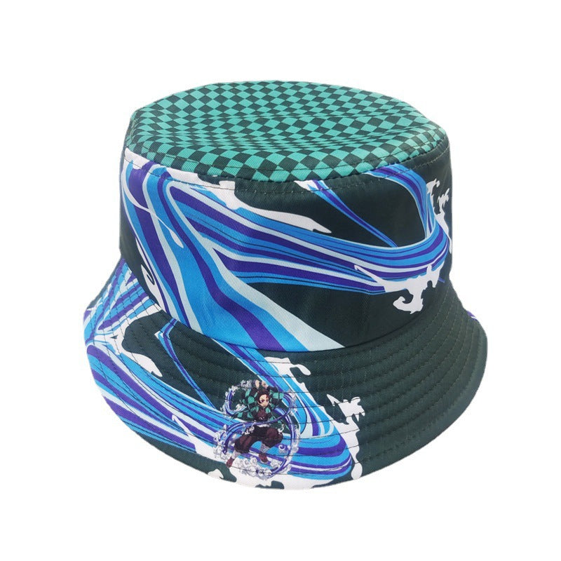 Casual Anime Printed Bucket Hat