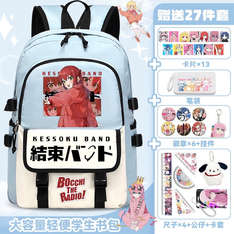 Large Capacity Waterproof Anime Backpack