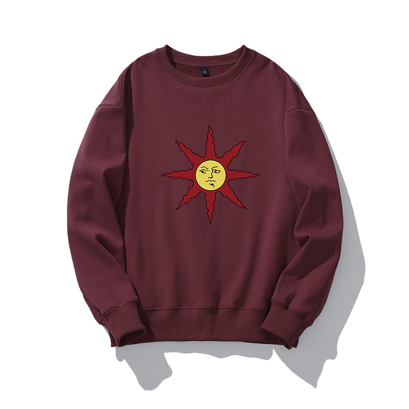 Trendy Game Crew Neck Pullover Sweashirt