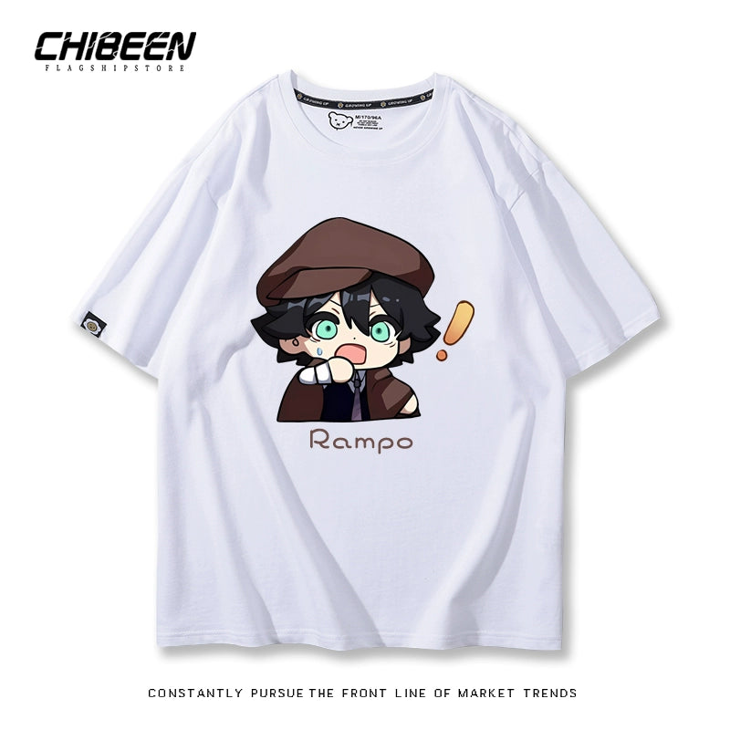 Men's and Women's Rampo Anime Short-sleeved T-shirt