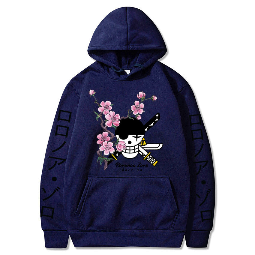 Unisex Zoro Graphic Printed Loose Hoodie