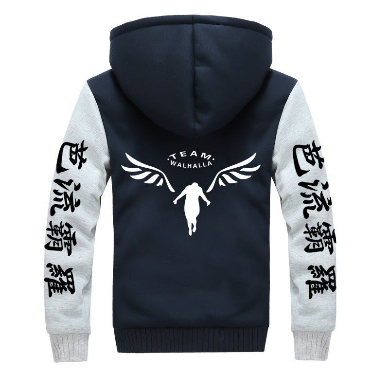 Men's Anime Team Walhalla COS Hooded Coat