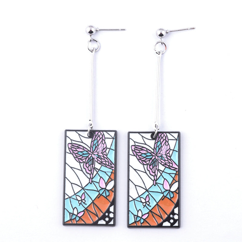 Chic Anime Tanjiro Cosplay Earrings