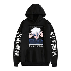 Unisex Anime Print Casual Loose Hoodie