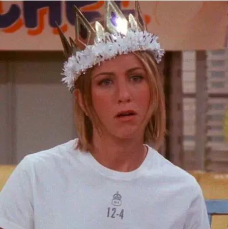 Iconic '12-4' Crown T-Shirt (Rachel's 30th Birthday)