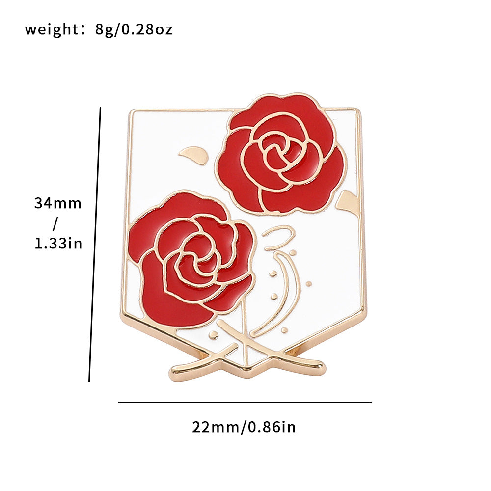 Anime Metal Brooch Badge