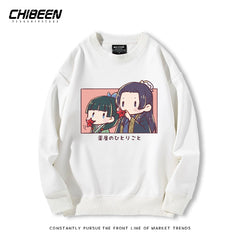 Cute Anime Pattern Print Crew Neck Sweatshirt