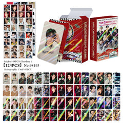 124pcs EN Album 5th Anniversary Flash Photocard Stickers