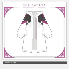 Colombia Cosplay Game Trench Coat Top Outwear