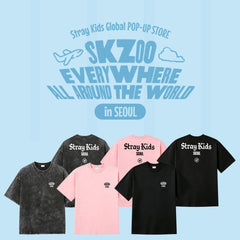 SKZ Seoul Printed Short-sleeved T-shirt
