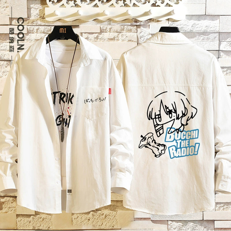 Unisex Anime Yamada Long Sleeve Shirt Thin Jacket