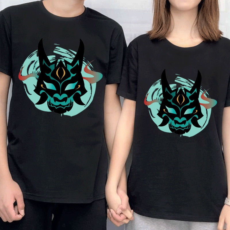 Unisex Xiao Graphic Print Pullover T-shirt