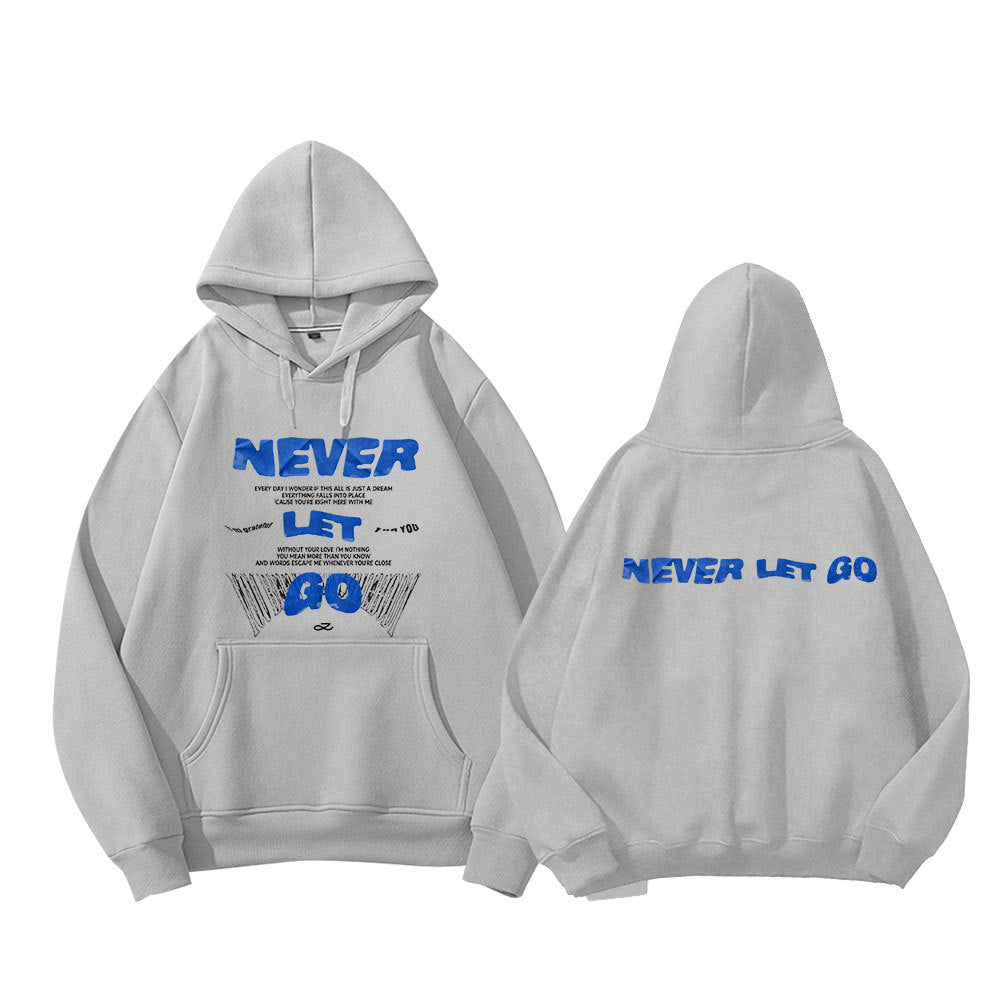 KPOP Album NEVER LET GO Double-sided Hoodie