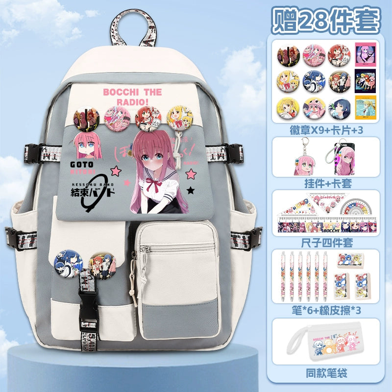 Large-capacity Anime Backpack Schoolbag