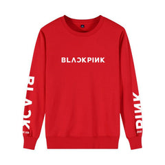 Women's Kpop Logo Print Loose Sweatshirt