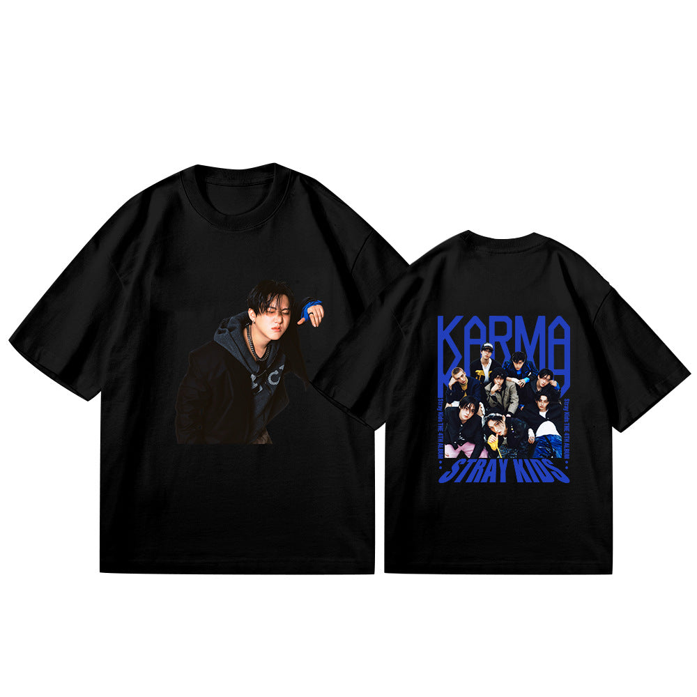 Unisex Kpop Album Cotton T-Shirt Top