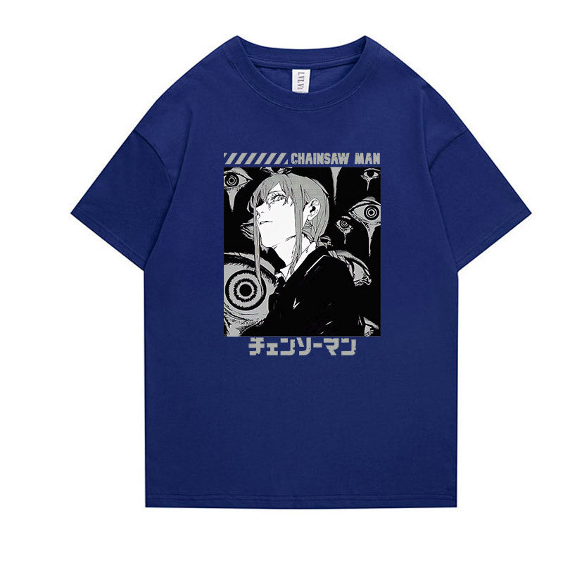 Unisex Anime Graphic Short-sleeved T-shirt