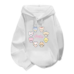 SKZ Christmas Doll Print Women's Hoodie