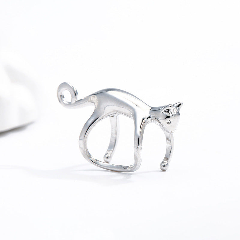 Creative Cat Shape Ear Cuff A Pair