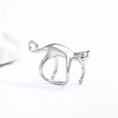 Creative Cat Shape Ear Cuff A Pair