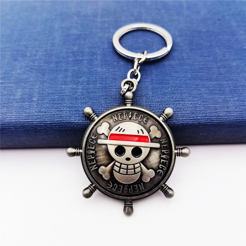 Rotating Anime Keychain Pendant