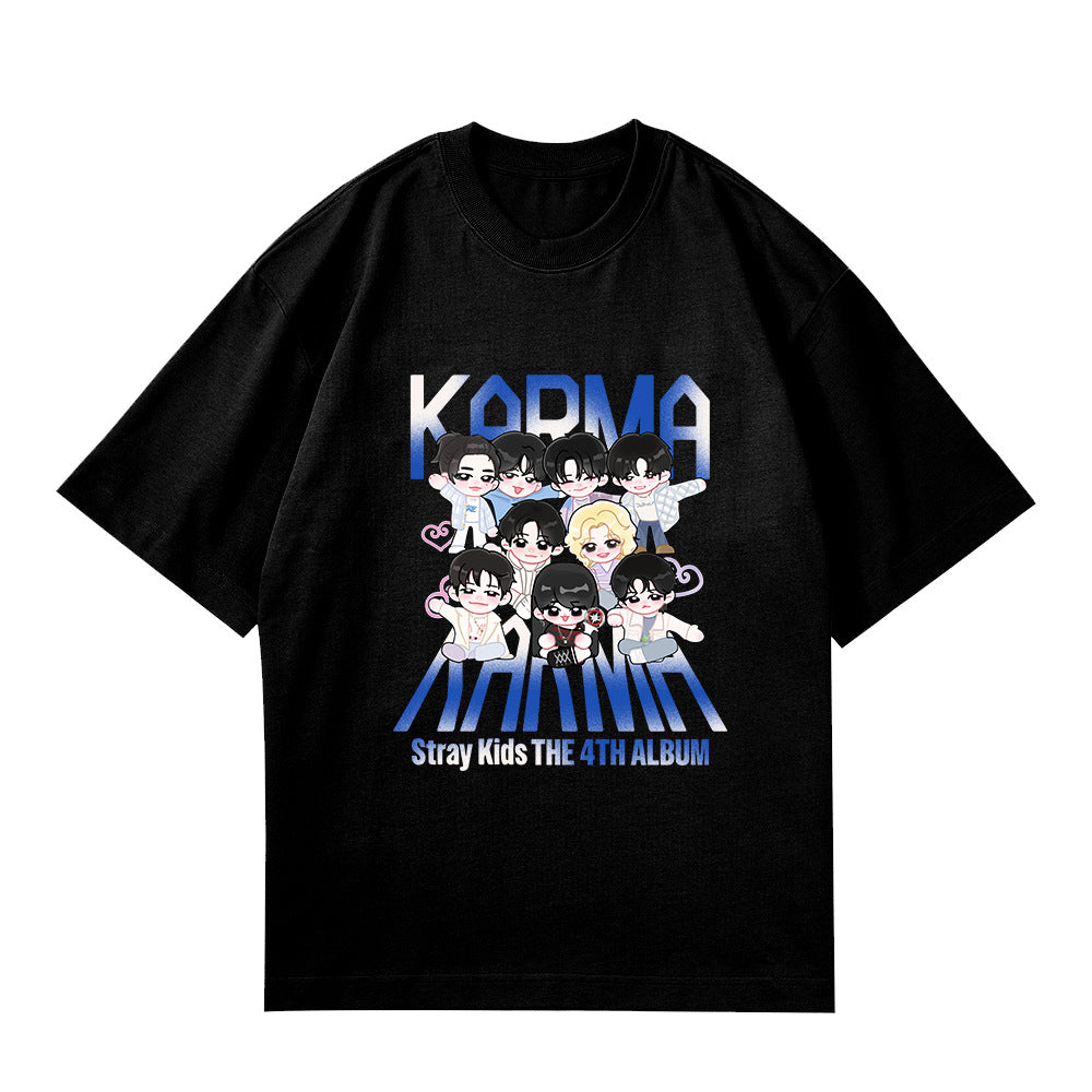 SKZ KARMA 4th Fandom Cotton T-Shirt