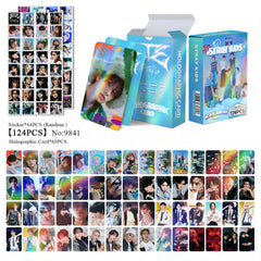 SKZ Album Holographic Photo Cards Stickers 124pcs