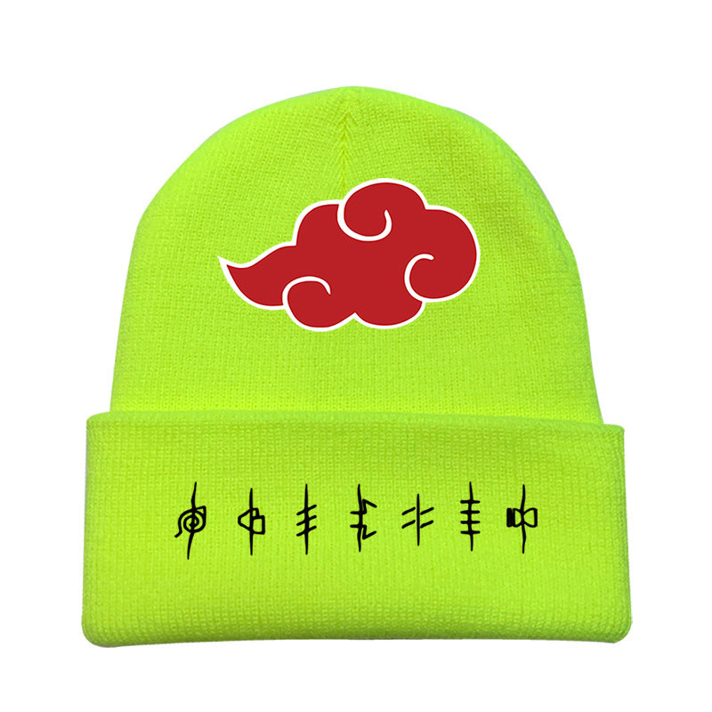 Versatile Anime Print Knitted Hat