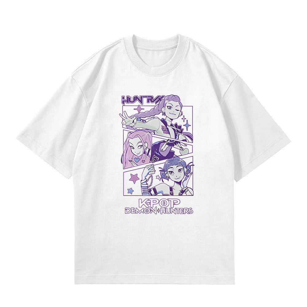 KPDH Poster Printed Crew Neck T-Shirt