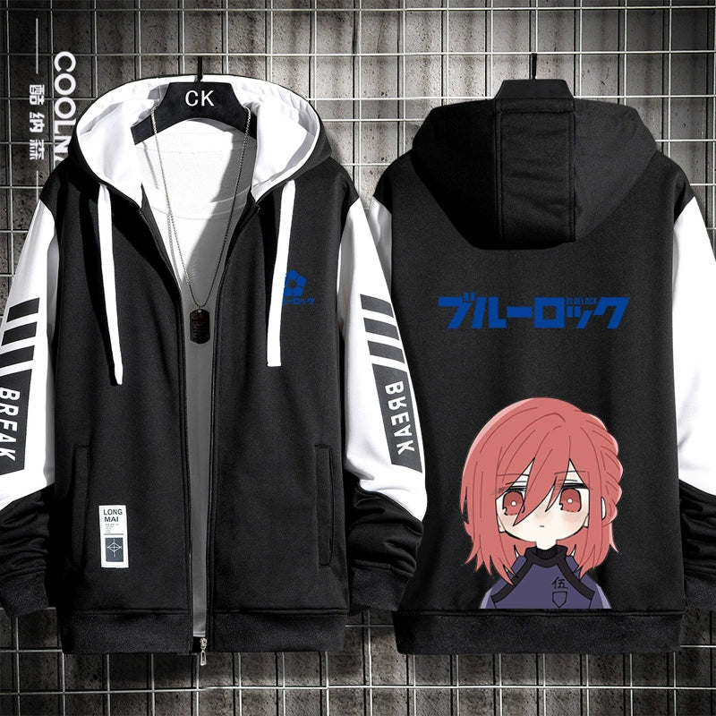 Cool Anime Printed Cardigan Thin Hoodie