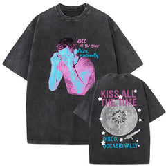 HS Vintage Cotton Crew Neck T-shirt