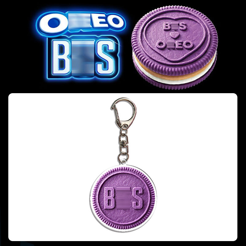 BANGTAN Cookie Acrylic Keychain Pendant
