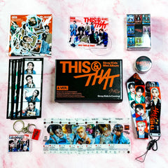 SKZ THIS&THAT Lanyard Keyring Badge Gift Box