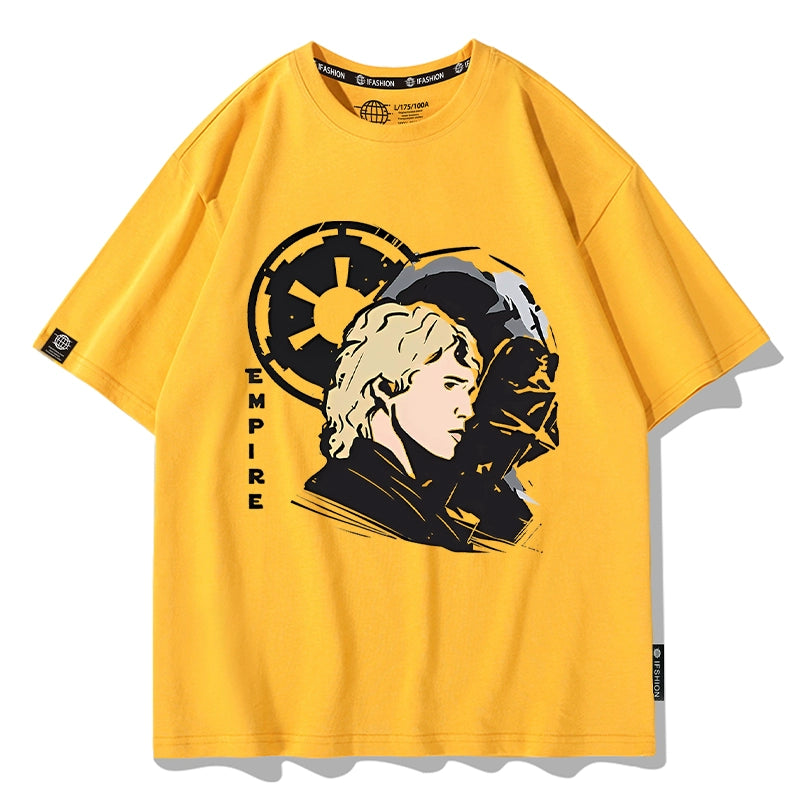 Men's Mandalorian Print Cartoon T-Shirt