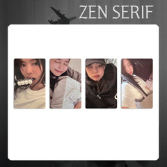 JENNIE ZEN SERIF Photocard 4PCS