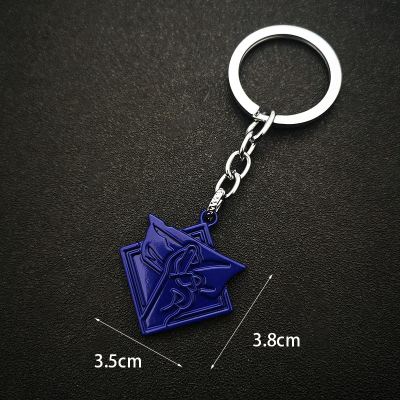 Cool Anime Weapon Keychain Necklace Pendant