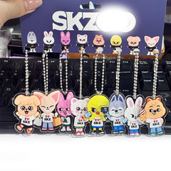SKZ Acrylic Pendant Keychain 8PCS