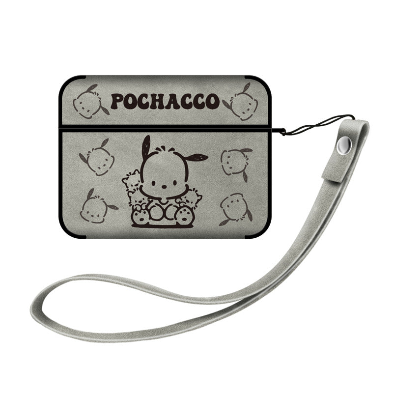 Luffy Leather Pattern Airpods Case