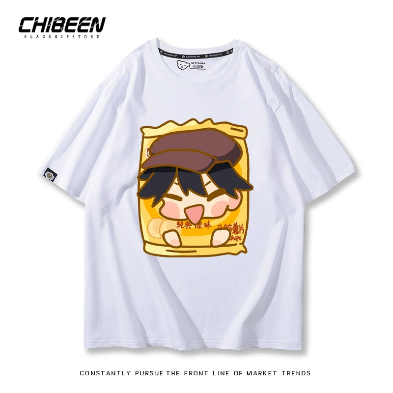 Versatile Dazai Anime Short Sleeve Top